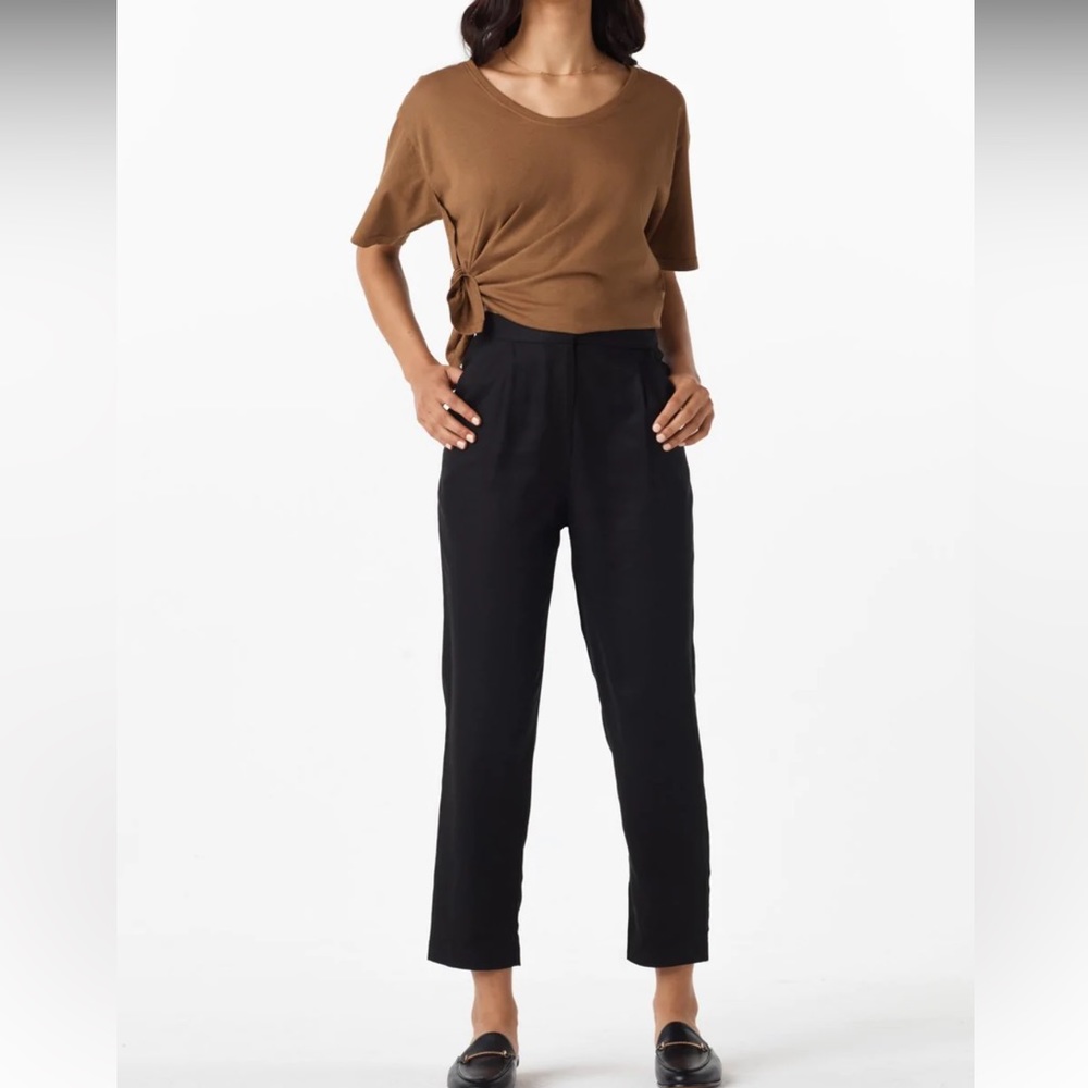 VETTA BLACK EVERY DAY PANT TENCEL PANT GREAT CONDITION SIZE 8